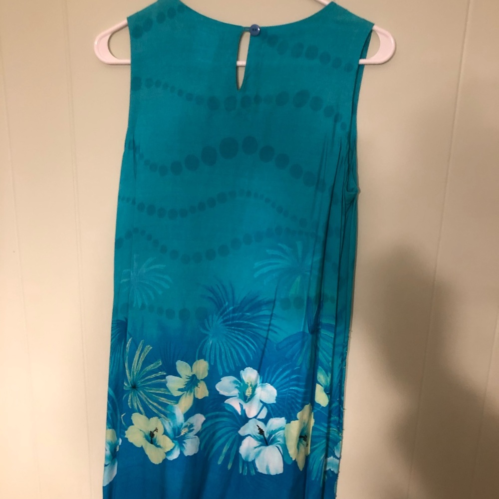 Tropical tank mini dress